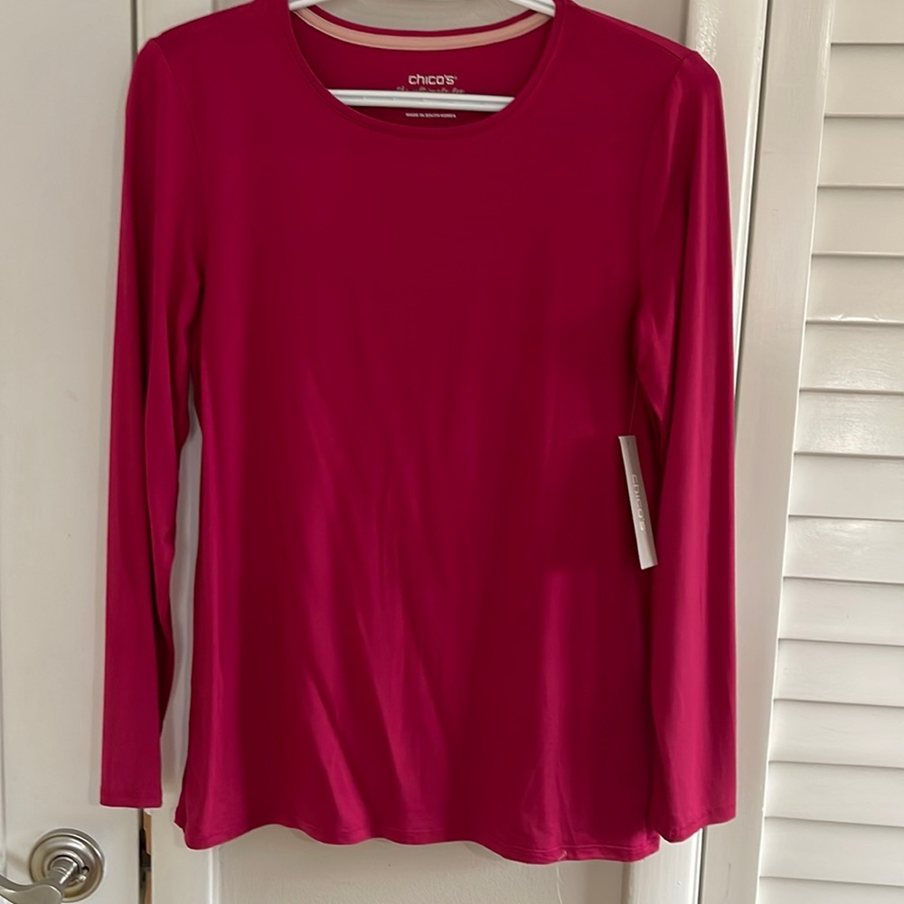 Raspberry Pink Chicos Knit top